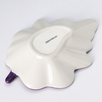 Блюдо сервировочное Доляна &laquo;Лаванда&raquo;, 21&times;15&times;4,5 см, цвет белый