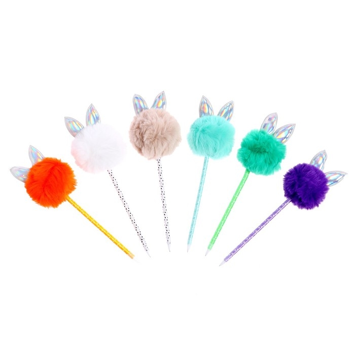 Ручка &laquo;Зайка&raquo;, цвета МИКС