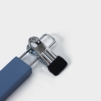 Вешалки для брюк и юбок LaDо́m Brillant, 28&times;12&times;2,3 см, 2 шт, деревянные, с зажимами, цвет синий