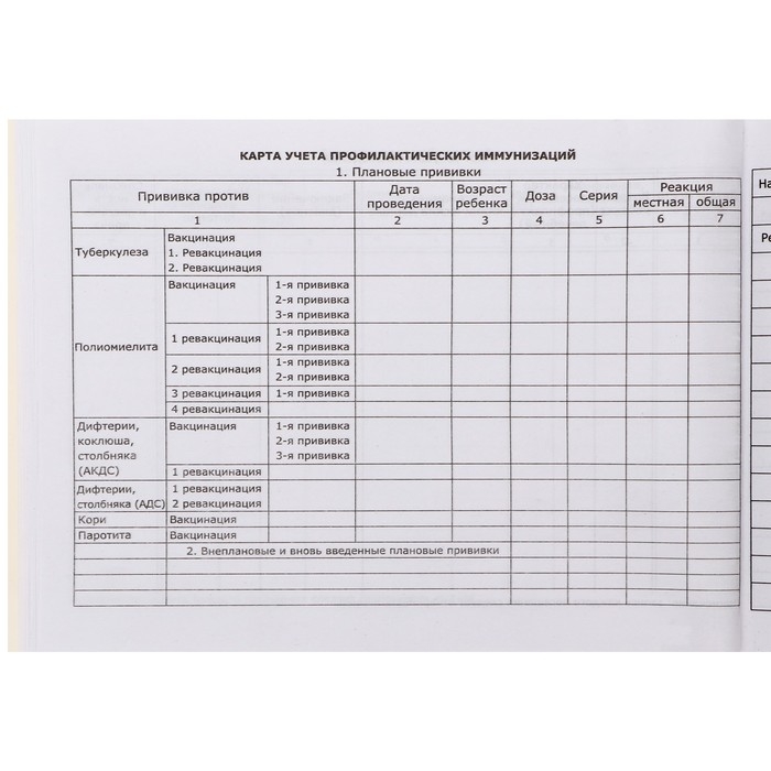 Медицинская карта ребёнка "Веселье", форма №112/у, 60 листов