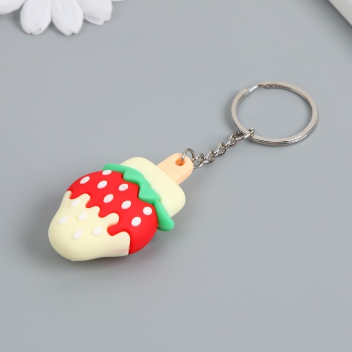 Брелок резина Брелок резина "Фруктовое эскимо" МИКС 5,7х3,3х2 см