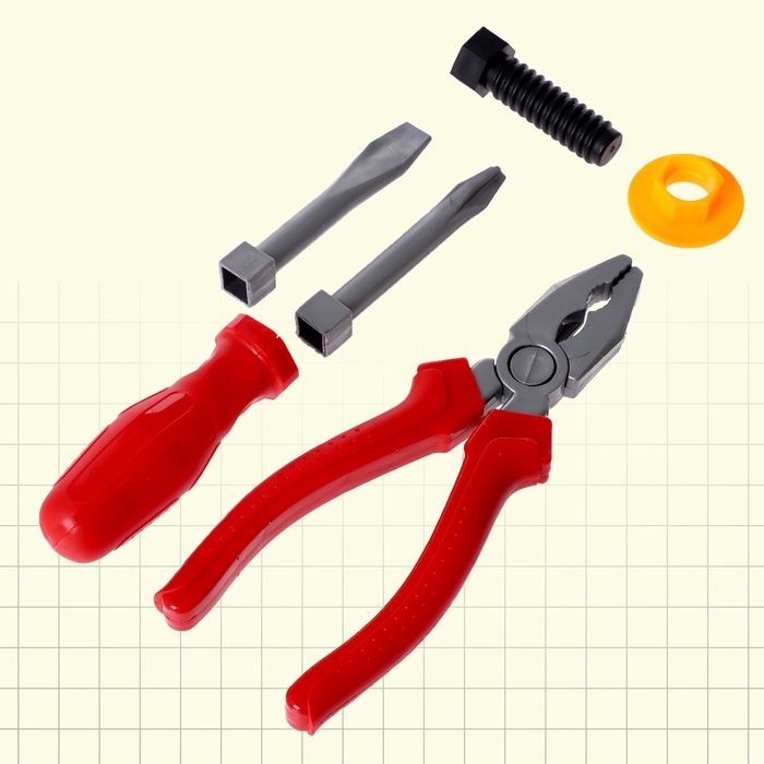 Набор инструментов &laquo;Слесарь&raquo;, 6 элементов, цвет МИКС