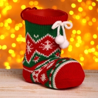 Конфетница &laquo;Сапожок&raquo;, с бомбошками, вместимость 180 г, цвета МИКС