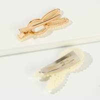 Заколки для волос &laquo;Счастье&raquo;, 2 шт, 9 х 12 см