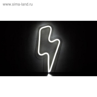 Неоновая вывеска «Молния» 22.1 × 40 см, 12 В Неоновая вывеска «Молния» 22.1 × 40 см, 12 В