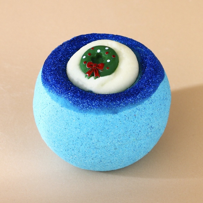 Новый Год. Бомбочка для ванны с игрушкой, 140 г, микс