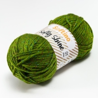 Пряжа 70% акрил, 30% шёлк "Softy Shine" 50 гр 85 м цвет 30 папоротник