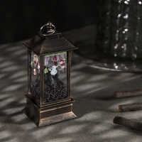 Светодиодная фигура «Камин с гирляндой» 5.5 × 13 × 5.5 см, пластик, батарейки AG13х3 (в комплекте), свечение тёплое белое Светодиодная фигура «Камин с гирляндой» 5.5 × 13 × 5.5 см, пластик, батарейки AG13х3 (в комплекте), свечение тёплое белое