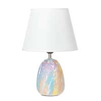 Настольная лампа "Косетт" Е27 40Вт разноцветный 22,5х22,5х32,5 см RISALUX Настольная лампа "Косетт" Е27 40Вт разноцветный 22,5х22,5х32,5 см RISALUX