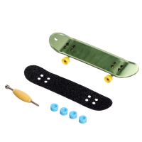 Фингерборд металлический &laquo;Золотой трюк&raquo;, 2 комплекта колёс, ключ, цвет МИКС