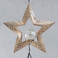 Музыка ветра с подсветкой от солнечной батареи "Звезда" 5 трубок 24х10х105 см Музыка ветра с подсветкой от солнечной батареи "Звезда" 5 трубок 24х10х105 см