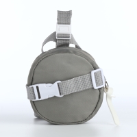 Сумка детская поясная на молнии «Выбражулька», цвет серый Сумка детская поясная на молнии «Выбражулька», цвет серый