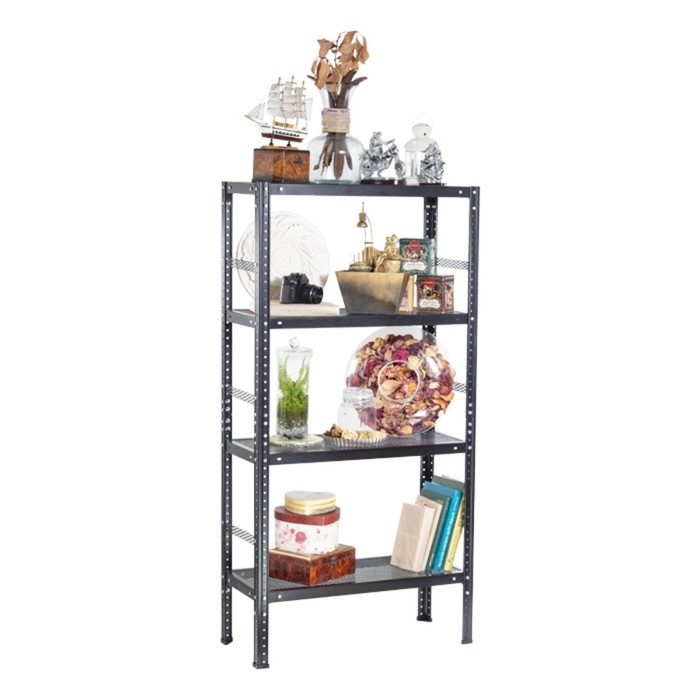 Стеллаж Стеллаж "Everest Strecky 50" разборный, нагрузка на полку - 50 кг, 150 х 75 х 30 см