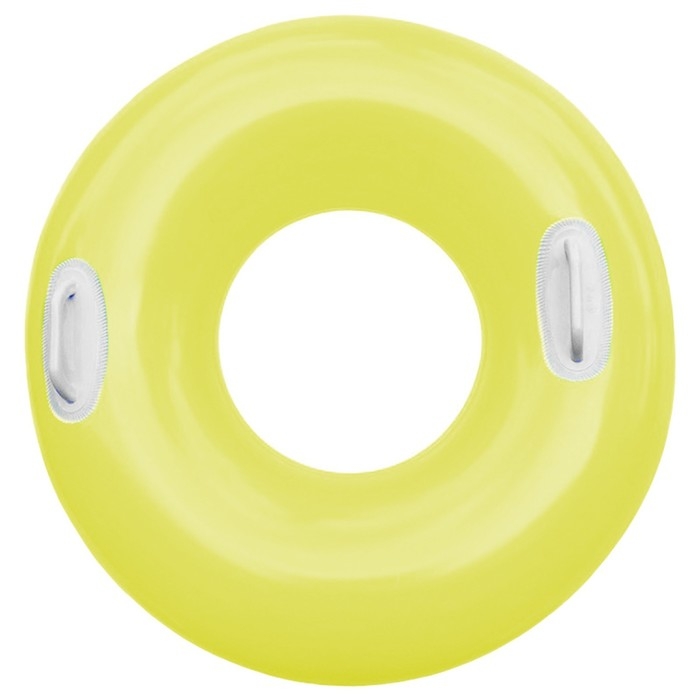 Круг для плавания &laquo;Яркое настроение&raquo;, с ручками, d=76 см, от 8 лет, цвет МИКС, 59258NP INTEX