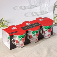 Набор кружек &laquo;Розовые лепестки&raquo;, 250 мл, в подарочной упаковке, 6 шт, микс