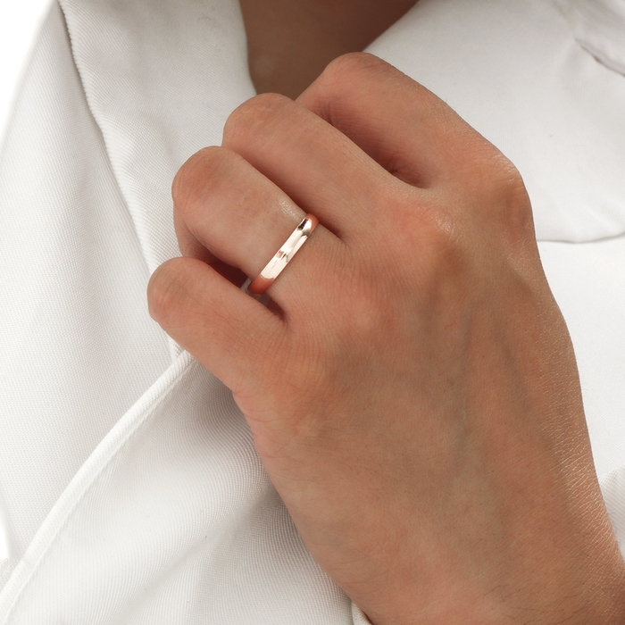 Кольцо обручальное «Классик», цвет розовое золото, размер 18 Кольцо обручальное «Классик», цвет розовое золото, размер 18