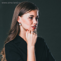 Серьги &laquo;Классика&raquo; круг, позолота