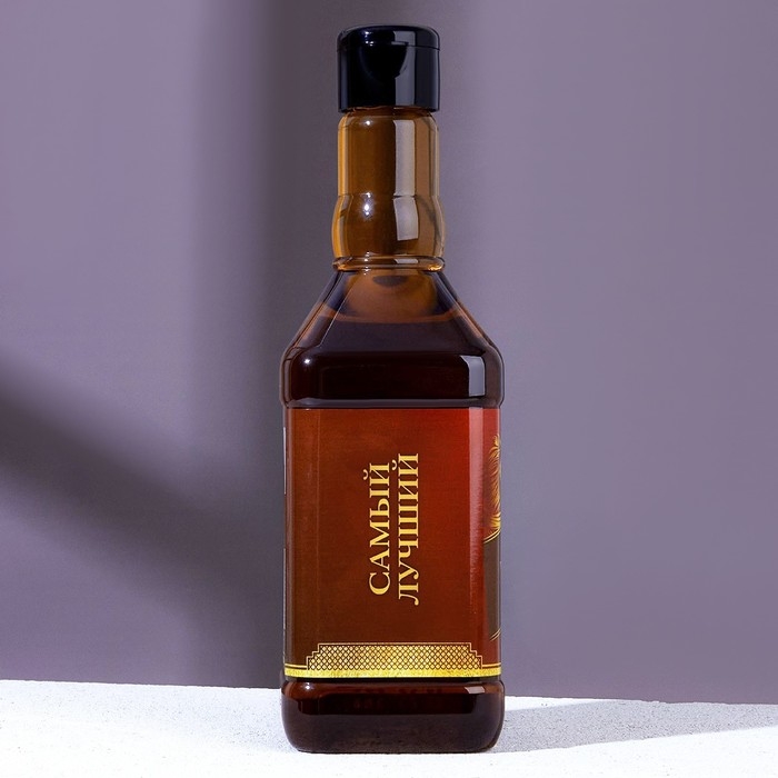 Гель для душа во флаконе виски &laquo;Первый во всем&raquo;, 500 мл, аромат ирландского виски, Новый Год