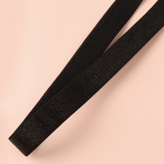 Набор резинок для пошива нижнего белья, 5 видов, цвет чёрный Набор резинок для пошива нижнего белья, 5 видов, цвет чёрный