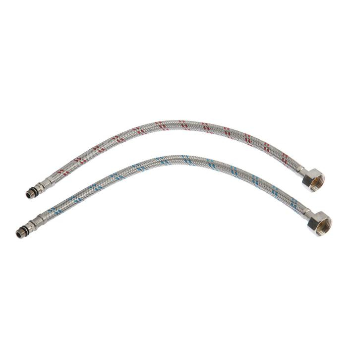 Смеситель для кухни Accoona A9890F-1, однорычажный, силиконовый излив, черный/хром