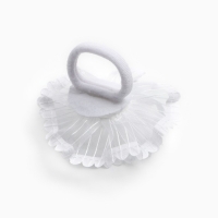 Выпускной. Бант для волос на резинке, белый, 2 штуки, 7 см, Минни Маус Выпускной. Бант для волос на резинке, белый, 2 штуки, 7 см, Минни Маус