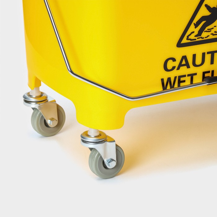 Ведро с механическим отжимом на колёсах, 20 л Ведро с механическим отжимом на колёсах, 20 л