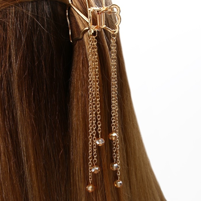 Краб для волос с цепочкой &laquo;Believe in love&raquo;, 14 х 6 х 3 см