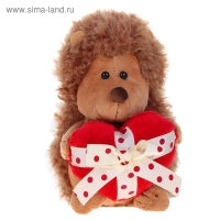 Мягкая игрушка &laquo;Ёжик Колюнчик&raquo; с сердечком, 20 см