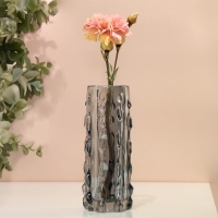 Ваза для цветов &laquo;Джорджия&raquo; из прозрачного черного стекла 18 х 6 х 6 см