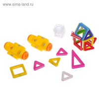 Конструктор магнитный &laquo;Мини-магический магнит: машинка спорт&raquo;, 38 деталей