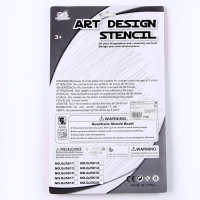 Трафареты &laquo;Мальчик и девочка&raquo;, набор 2 шт., 6 шт. фломастеров