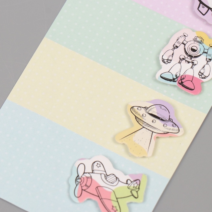 Наклейка с объёмным элементом Наклейка с объёмным элементом "Для мальчишек" 7х15,2 см