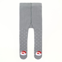 Новый год.Колготки Крошка Я "Санта", серый, рост 68-74 см Новый год.Колготки Крошка Я "Санта", серый, рост 68-74 см