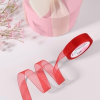 Лента капроновая, 20 мм, 20 ± 1 м, цвет красный №26 Лента капроновая, 20 мм, 20 ± 1 м, цвет красный №26