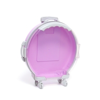 Набор косметики для девочки "Чемодан на колёсах", сиреневый, с накладными ногтями Набор косметики для девочки "Чемодан на колёсах", сиреневый, с накладными ногтями