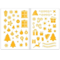 Книга &laquo;Светящиеся наклейки. Новогоднее чудо&raquo;, 60 наклеек