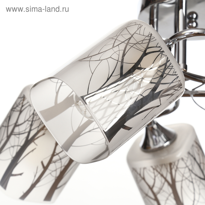 Люстра ГАЛЛОП 430551 5хE27 60Вт хром 40х40х20 см