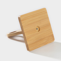 Набор керамический для специй на бамбуковой подставке BellaTenero &laquo;Герда&raquo;, 3 предмета: солонка 120 мл, перечница 120 мл, салфетница, цвет белый