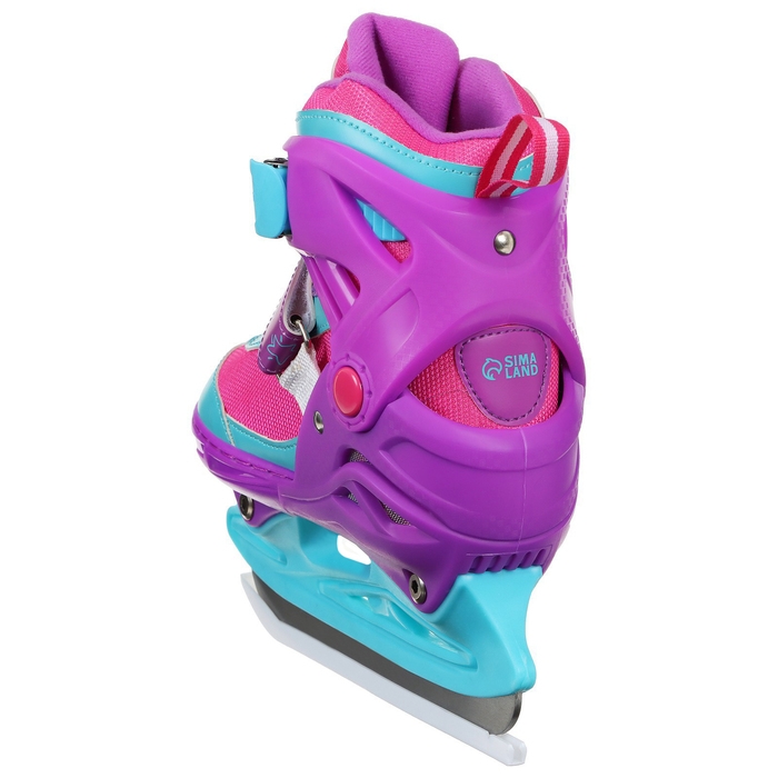 Коньки детские раздвижные Snow Cat, с роликовой платформой, р. 30-33