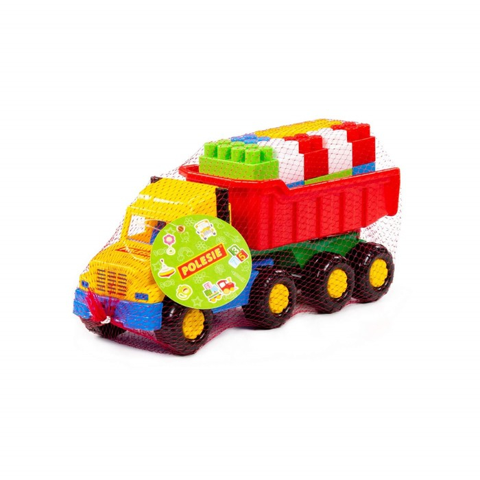 Машина «Фаворит» и конструктор «Строитель», 17 деталей, МИКС Машина «Фаворит» и конструктор «Строитель», 17 деталей, МИКС