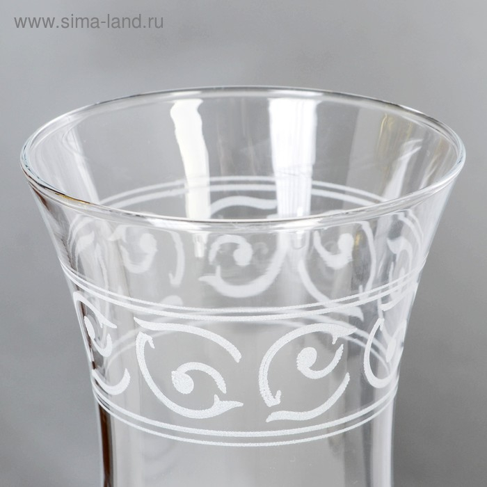 Ваза гравированная Ваза гравированная "Завиток" 10,5х26 см