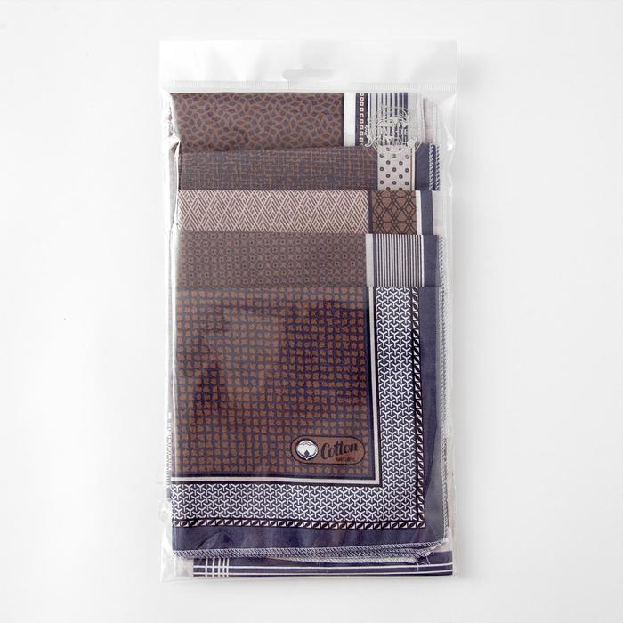 Платки носовые мужские Этель Платки носовые мужские Этель "Серджио" 30*30 см,(набор 12 шт,) цв.фиолетовый, рис. МИКС