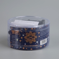 Гирлянда &laquo;Нить&raquo; 50 м роса, IP44, серебристая нить, 500 LED, свечение тёплое белое, 8 режимов, 31 В