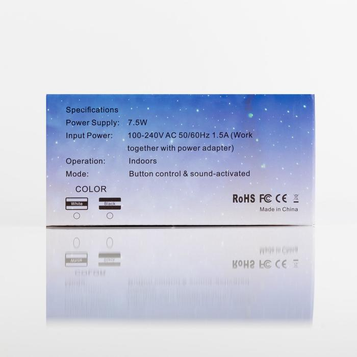 Световой прибор &laquo;Монпасье&raquo; 5 см, лазер, динамик, свечение мульти, 5 В