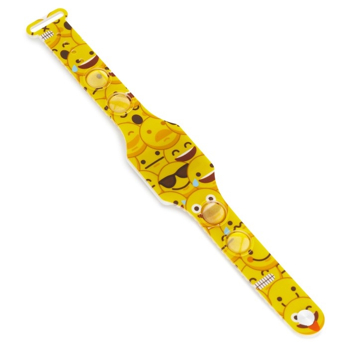 Часы наручные электронные, детские, Часы наручные электронные, детские, "Смайл", ремешок pop-it, l-22.5 см