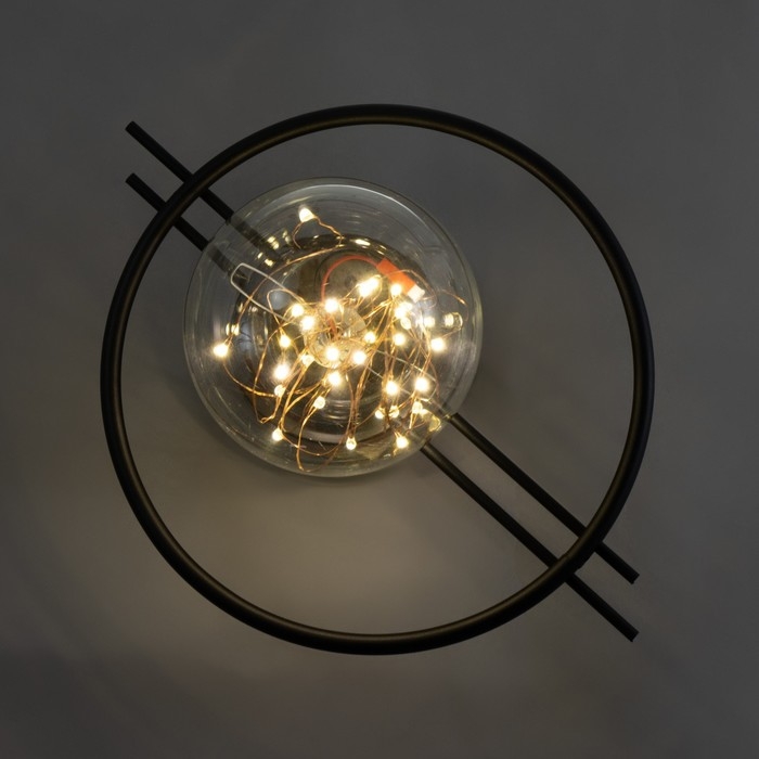 Бра "Аурита" LED 3Вт 4000К черный 32х16х25см