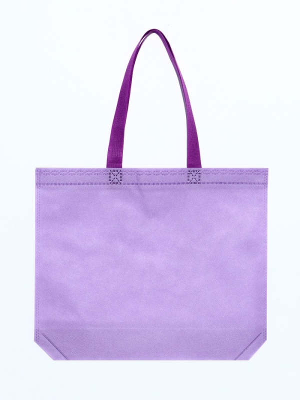 Пакет с петлевой ручкой "Эко", 38 х 32 х 10 см, фиолетовый