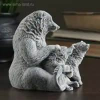 Фигурка &laquo;Медведица с медвежатами&raquo;, 11 см