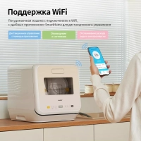 Компактная настольная посудомоечная машина CDWC421BE-i Wi-Fi