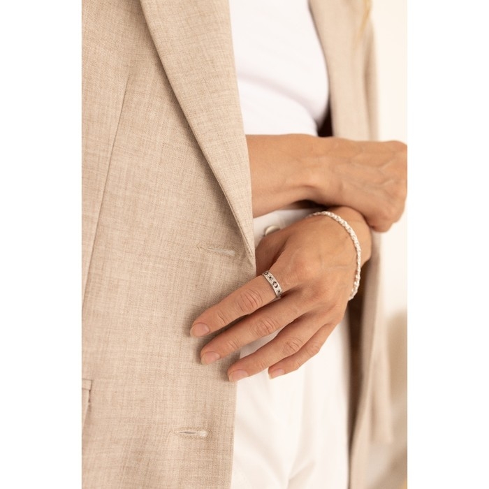 Кольцо «Солнце и полумесяцы», цвет серебро 18 размер Кольцо «Солнце и полумесяцы», цвет серебро 18 размер